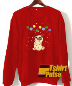 Pug Christmas Party sweatshirt
