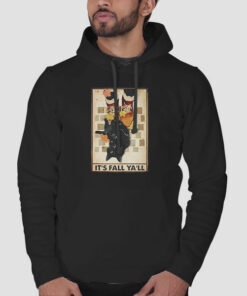 Pumpkins the Halloween Cats Its Fall Yall Sweatshirt Cheap