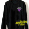 Purple triangle The Next Generation sweatshirt