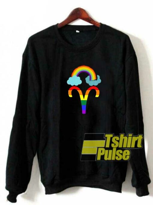 Rainbow Parody Graphic sweatshirt