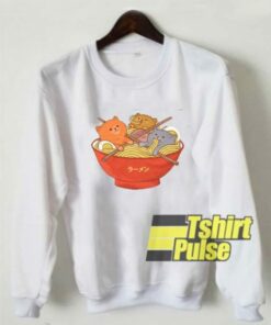 Ramen Noodles And Cats sweatshirt