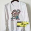 Rasta Taz and Bugs Bunny sweatshirt