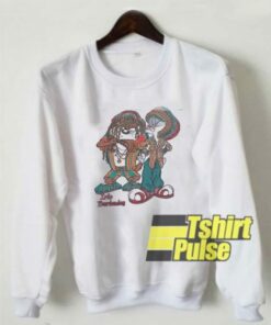 Rasta Taz and Bugs Bunny sweatshirt