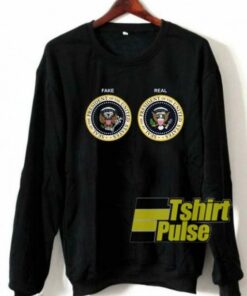 Real and Fake Presidential Seal sweatshirt
