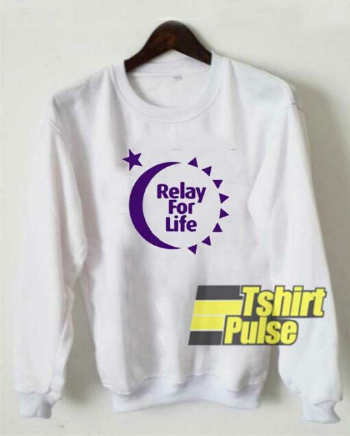 Relay For Life Lettering sweatshirt