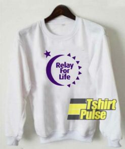 Relay For Life Lettering sweatshirt 1 Relay For Life Lettering sweatshirt 2