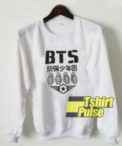 Remera Bts Logo Mujer Kpop sweatshirt