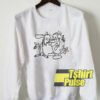 Ren And Stimpy Cartoon sweatshirt
