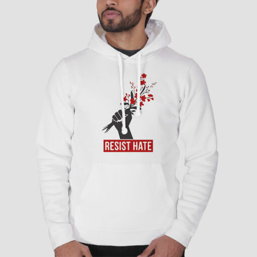 Resist Hate Flowers Resist Sweatshirt Cheap