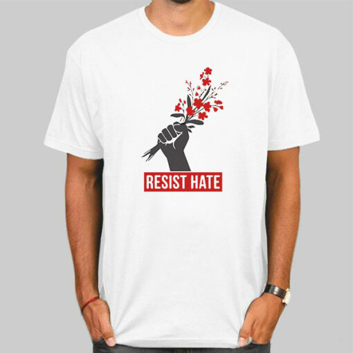 Resist Hate Flowers Resist Sweatshirt Cheap