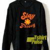 Retro Stay Groovy Flower sweatshirt