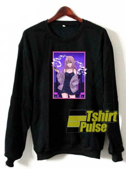 Retro Vaporwave Anime sweatshirt