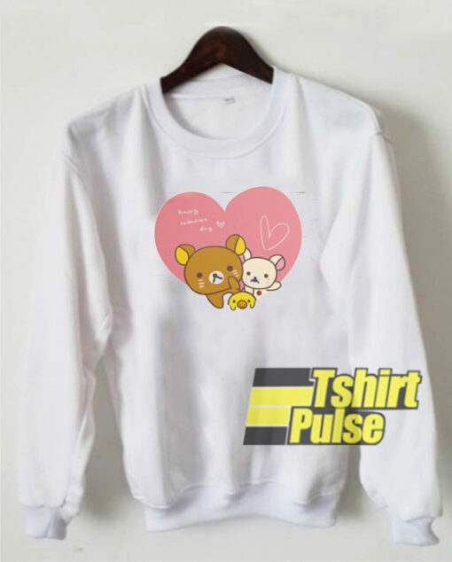 Rilakkuma happy valentines sweatshirt