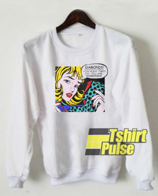 Roy Lichtenstein Comic Art sweatshirt