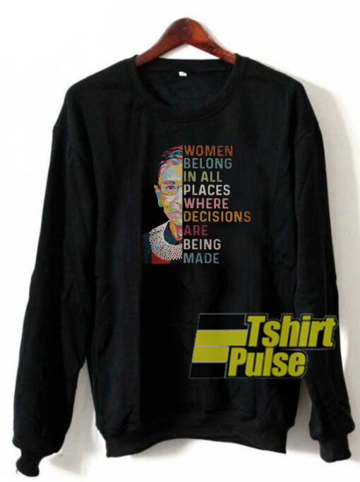 Ruth Bader Ginsburg sweatshirt