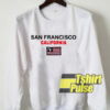 San Francisco California Flag sweatshirt
