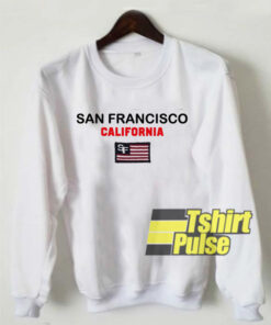 San Francisco California Flag sweatshirt