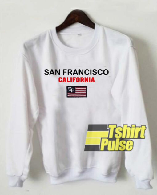 San Francisco California Flag sweatshirt