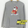 Santa Claus Print sweatshirt