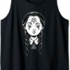 Satanic Goth Punk Girl Creepy Devil Pentagram Punk Rock Tank Top