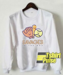 Savages in The Box Art sweatshirt 1 Savages in The Box Art sweatshirt 2