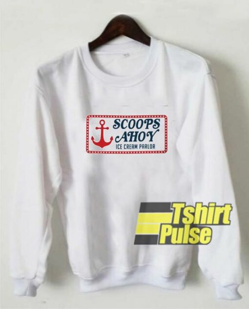 Scoops Ahoy Steve Harrington Netflix sweatshirt