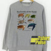 Sea turtles of the world sweatshirt