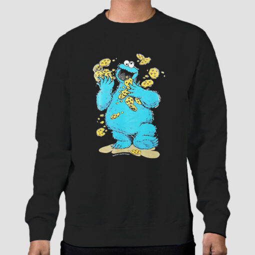 Sesame Street Cookie Monster Sweatshirt Cheap