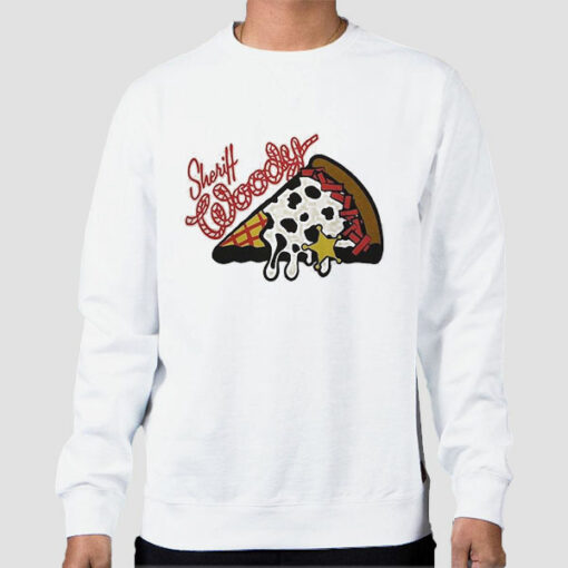 Sheriff Woody Pizza Slice Sweater Cheap