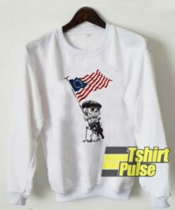 Skeleton Betsy Ross Flag sweatshirt 1 Skeleton Betsy Ross Flag sweatshirt 2