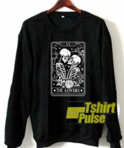 Skeleton Skull Lovers Tarot sweatshirt
