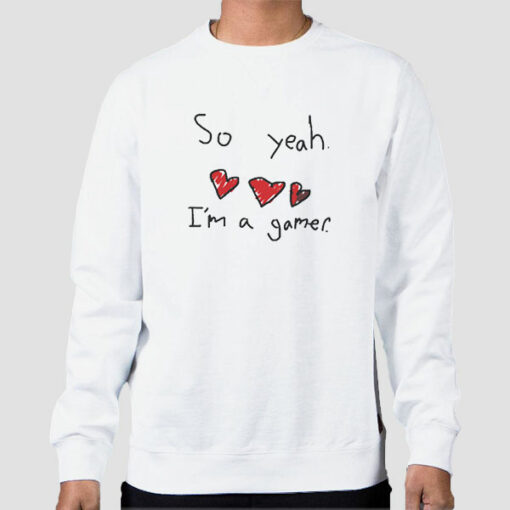 Slimecicle Merch so Yeah I_m a Gamer Sweatshirt Cheap