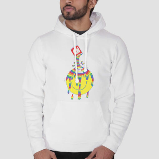 Smiley Cover the Earth Sweatshirt Cheap