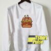 Smiling Burger Parody sweatshirt
