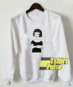 Smoke Girl Art sweatshirt