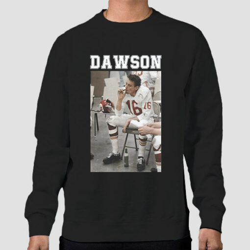 Smoking Game Len Dawson Sweatshirt Cheap