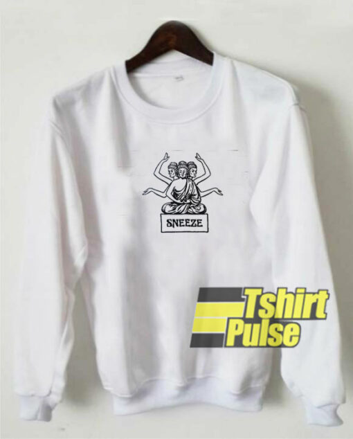 Sneeze Magazine Buddha sweatshirt