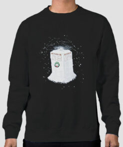 Snowing Merch Tardis Police Box Sweatshirt Cheap Snowing Merch Tardis Police Box Sweatshirt Cheap