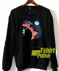 Solar System Print sweatshirt