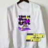 Splatoon Purple Inkling sweatshirt