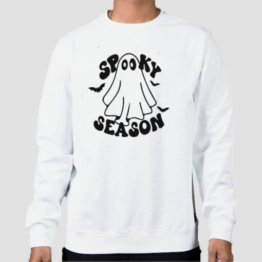 Spooky Season a Ghost Sweatshirt Cheap