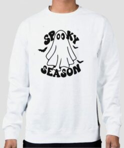 Spooky Season a Ghost Sweatshirt Cheap 4