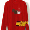 Squirrel Loves Coffee sweatshirt