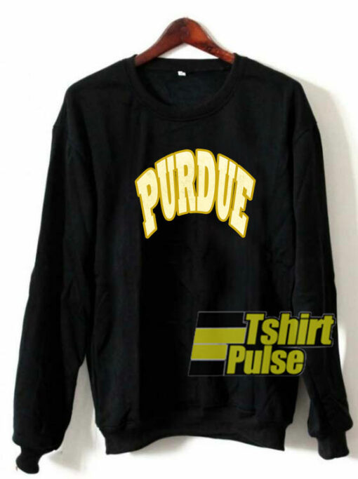 Stanger Things Purdue Black sweatshirt