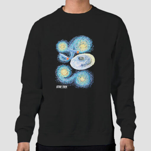 Star Trek Enterprise Starry Night Sweatshirt Cheap