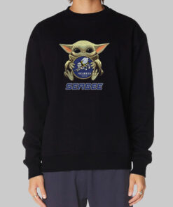 Star Wars Baby Yoda Hug Seabee Sweatshirt Cheap Star Wars Baby Yoda Hug Seabee Sweatshirt Cheap