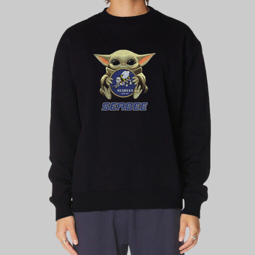 Star Wars Baby Yoda Hug Seabee Sweatshirt Cheap