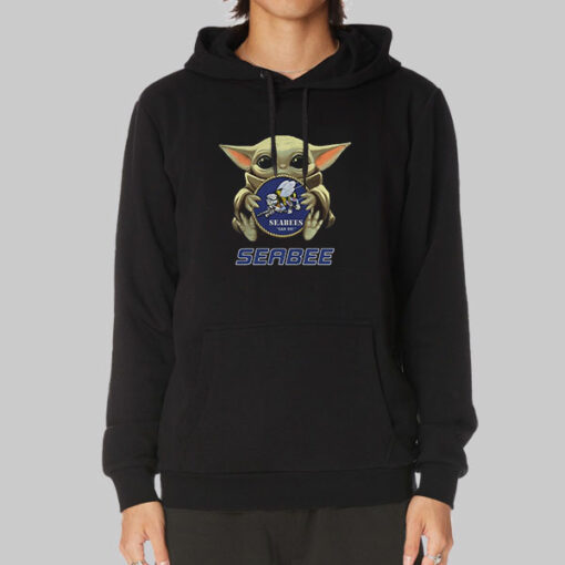 Star Wars Baby Yoda Hug Seabee Sweatshirt Cheap