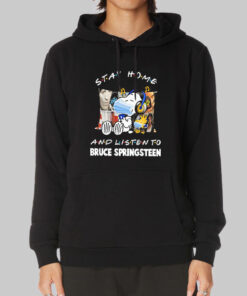 Stay Home and Listen to Bruce Springsteen Sweatshirt Cheap