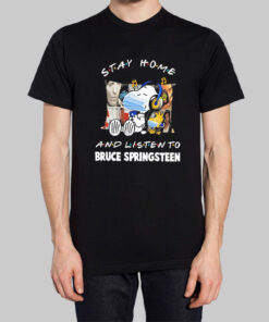 Stay Home and Listen to Bruce Springsteen Sweatshirt Cheap 3